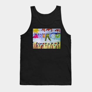 Laundry Day in Watercolors Tank Top